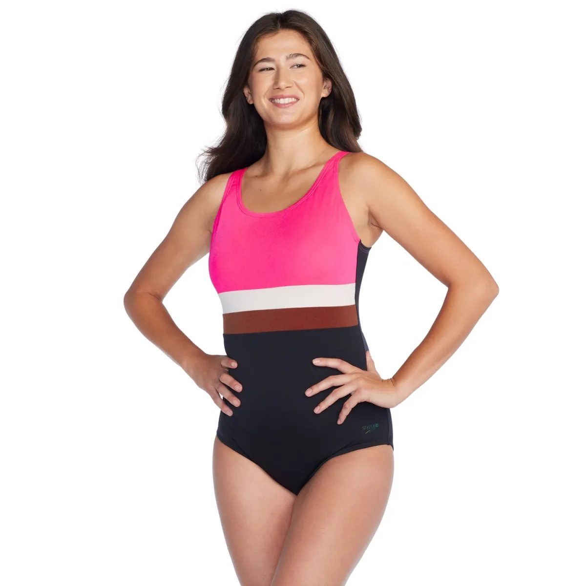 Banded Colorblock One Piece-Speedo Best