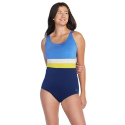 Banded Colorblock One Piece-Speedo Clearance