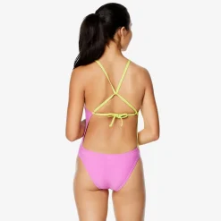 Color Block Tie Back One Piece-Speedo Outlet