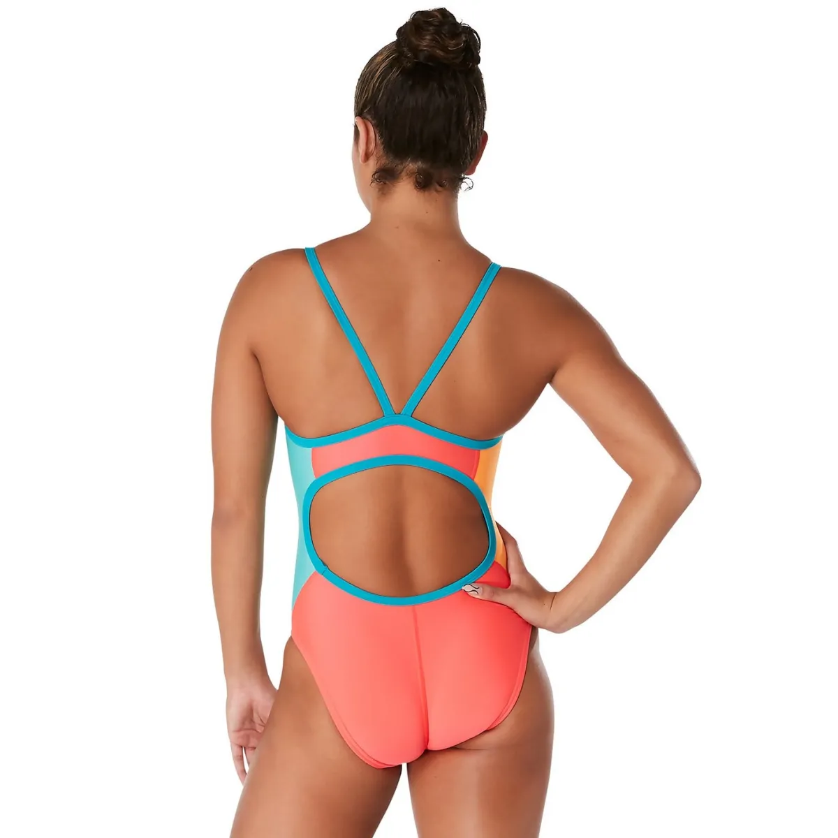Colorblock Propel Back One Piece-Speedo Fashion