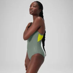 Colorblock Racerback One Piece-Speedo New