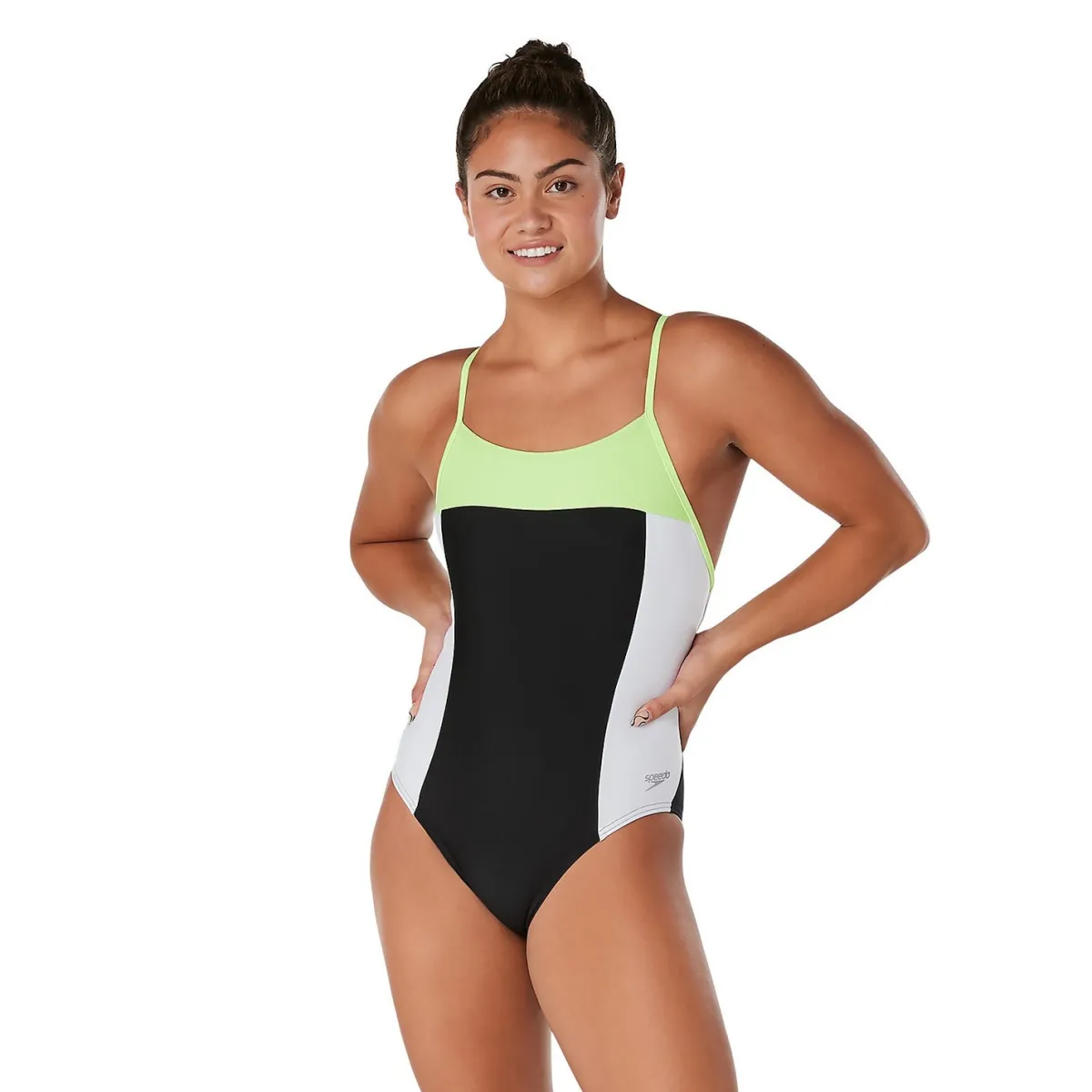 Colorblock Relay Back with Shelf Bra One Piece-Speedo Sale