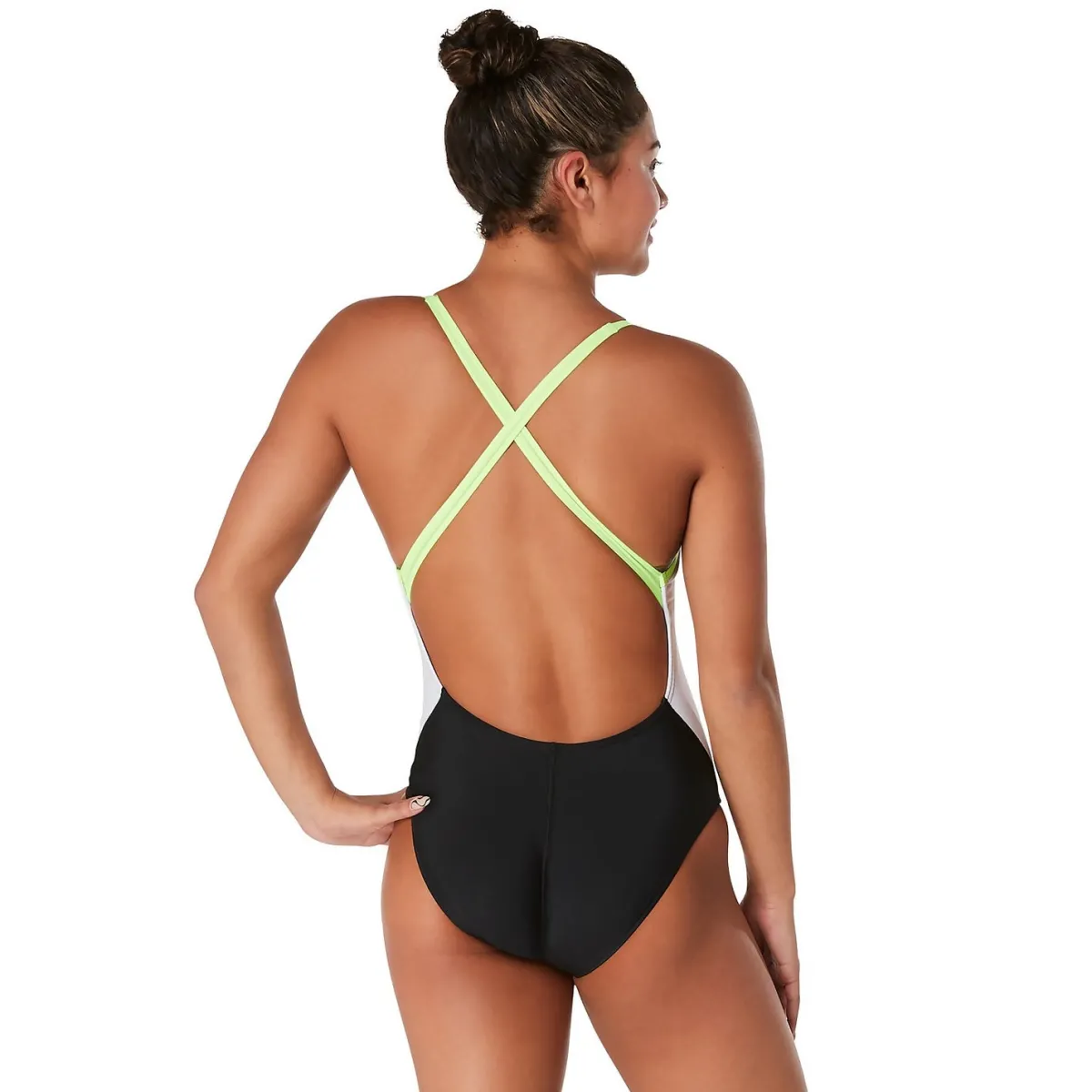 Colorblock Relay Back with Shelf Bra One Piece-Speedo Sale
