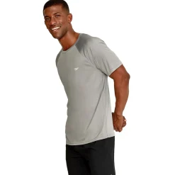 Easy Solid Short Sleeve Swim Rashguard-Speedo New