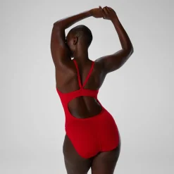 Endurance+ - Solid Flyback Training One Piece-Speedo Hot