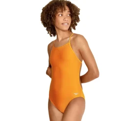 Endurance - Solid One Back One Piece-Speedo Hot