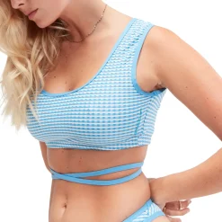 Flu3nte Gingham Crop Top-Speedo Sale