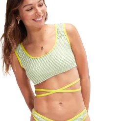 Flu3nte Gingham Crop Top-Speedo Best