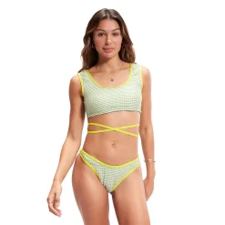 Flu3nte Gingham Crop Top-Speedo Best