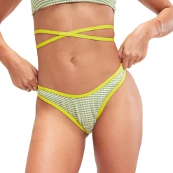Flu3nte Gingham Scoop Bottom-Speedo Fashion