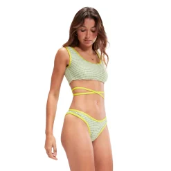 Flu3nte Gingham Scoop Bottom-Speedo Fashion