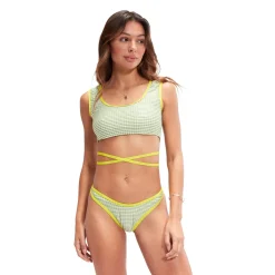 Flu3nte Gingham Scoop Bottom-Speedo Fashion