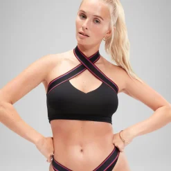 Flu3nte Halter Crop Top-Speedo Hot