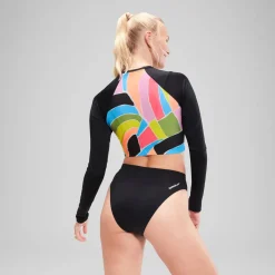 Flu3nte Print Block Hi Waist bottom-Speedo Outlet