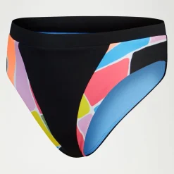 Flu3nte Print Block Hi Waist bottom-Speedo Outlet