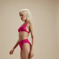 Flu3nte Solid Cheeky High Waist Bikini Bottom-Speedo Outlet