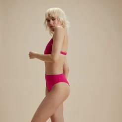 Flu3nte Solid Cheeky High Waist Bikini Bottom-Speedo Outlet