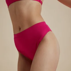 Flu3nte Solid Cheeky High Waist Bikini Bottom-Speedo Outlet