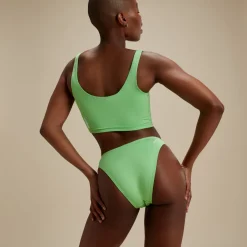 Flu3nte Solid Cheeky Scoop Bikini Bottom-Speedo Sale