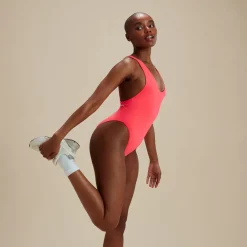 Flu3nte Solid Convertible One Piece-Speedo Hot