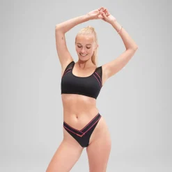 Flu3nte Solid Crop Mesh Top-Speedo Outlet