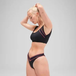 Flu3nte Solid Crop Mesh Top-Speedo Outlet