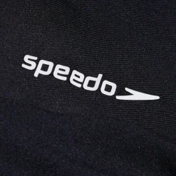 Flu3nte Solid Short Sleeve Logo Elastic Crop Top-Speedo Fashion