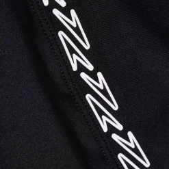 Flu3nte Solid Short Sleeve Logo Elastic Crop Top-Speedo Fashion