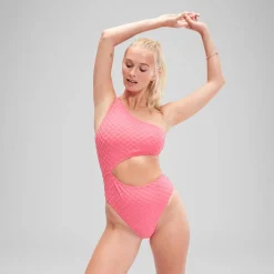 Flu3nte Terry Asymmetrical Cut Out One Piece-Speedo Clearance
