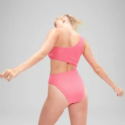 Flu3nte Terry Asymmetrical Cut Out One Piece-Speedo Clearance