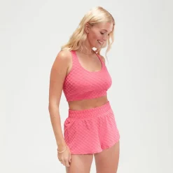 Flu3nte Terry Crop Top-Speedo Clearance