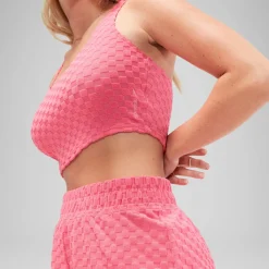 Flu3nte Terry Crop Top-Speedo Clearance