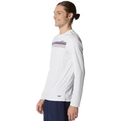 Graphic Long Sleeve Swim Rashguard-Speedo Outlet