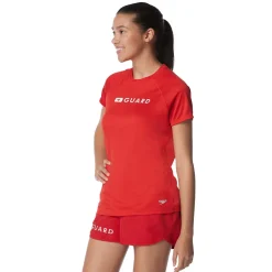 Guard Short Sleeve Solid Swim Tee-Speedo Best