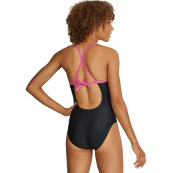 High Neck Colorblock Tie Back One Piece-Speedo Discount