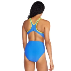 Jacquard Splice with Side Cut Out One Piece-Speedo New