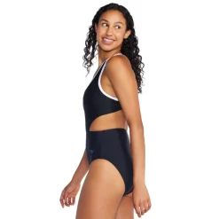 Jacquard Splice with Side Cut Out One Piece-Speedo Sale