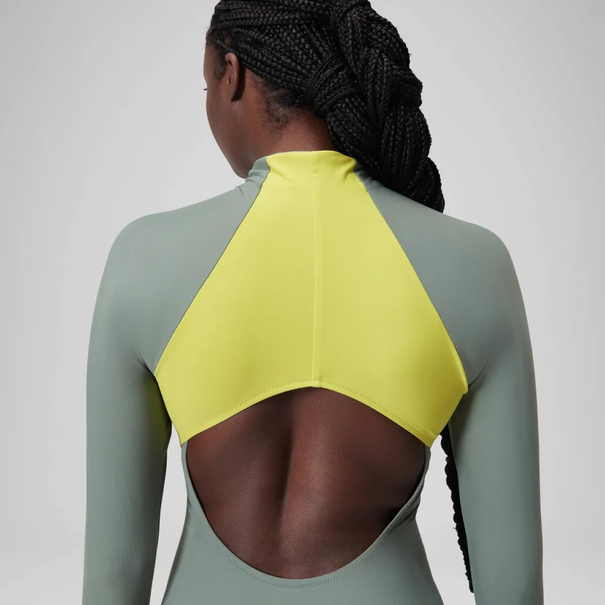 Long Sleeve Colorblock Zip One Piece-Speedo Online