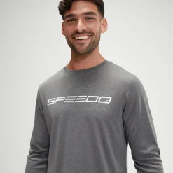 Long Sleeve Graphic Swim Rashguard-Speedo Discount