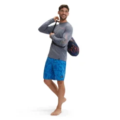 Long Sleeve Graphic Swim Rashguard-Speedo Discount