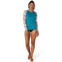 Long Sleeve Printed Rashguard-Speedo Hot