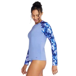 Long Sleeve Printed Sleeve Rashguard-Speedo Best
