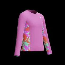 Long Sleeve Printed Splice Rashguard-Speedo Online