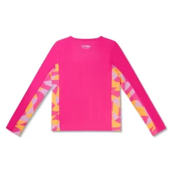 Long Sleeve Printed Splice Rashguard-Speedo Best