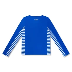Long Sleeve Printed Splice Rashguard-Speedo Fashion