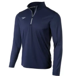 Long Sleeve Solid Quarter Zip-Speedo Sale
