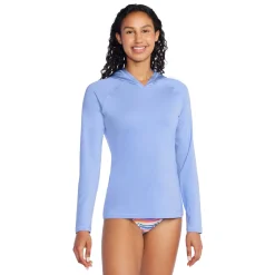 Long Sleeve Swim Tee w/ Hood-Speedo Clearance