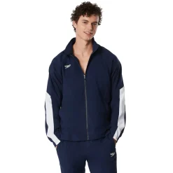 Men's Edge Warm Up Jacket-Speedo New