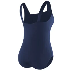 Plus Solid Shirred One Piece-Speedo Hot