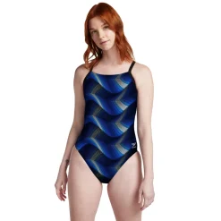 Precision Strappy Cross Back One Piece-Speedo Hot